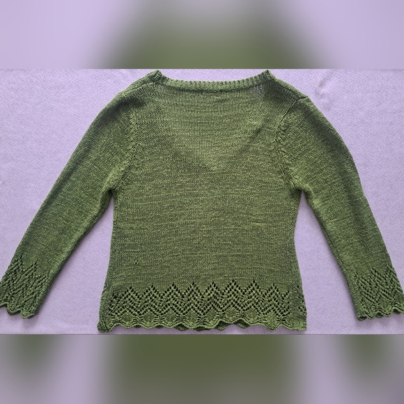 BCBGMaxAzria Forest Green Women's Cardigan - Picture 4 of 14